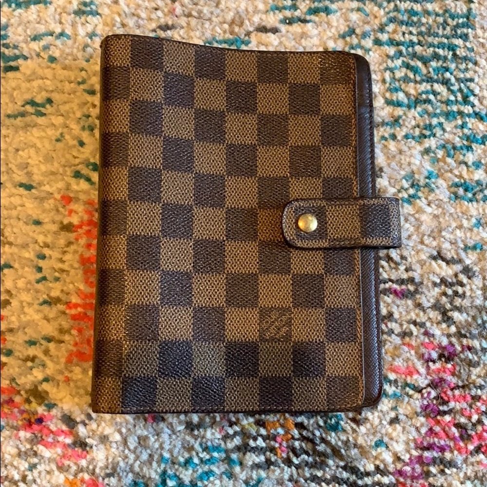 Louis Vuitton Damier Ebene Medium Agenda MM